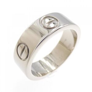 CARTIER White Gold 5.5mm LOVE Ring EU 47 US 4